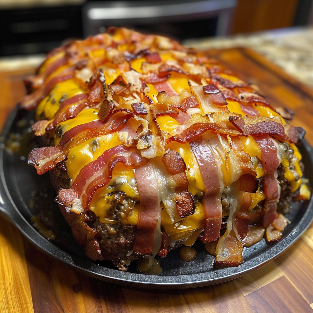 Ultimate Bacon Cheeseburger Meatloaf