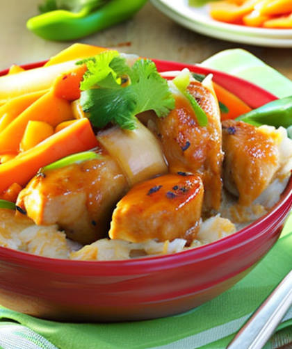 Tropical Slow-Cooked Hawaiian Chicken Delight