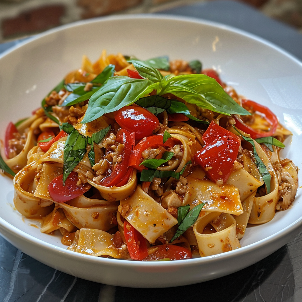 Italian Drunken Noodles