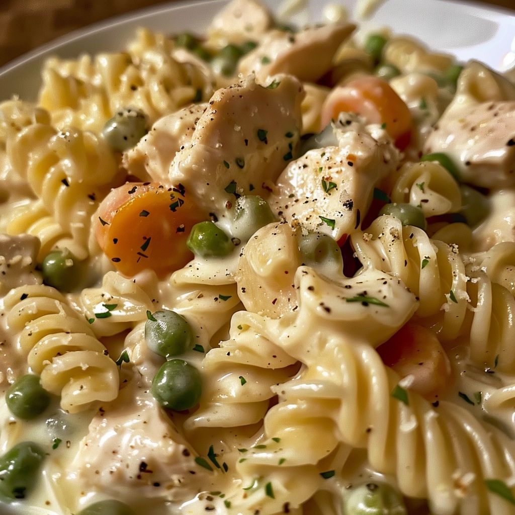 Chicken Pot Pie Pasta