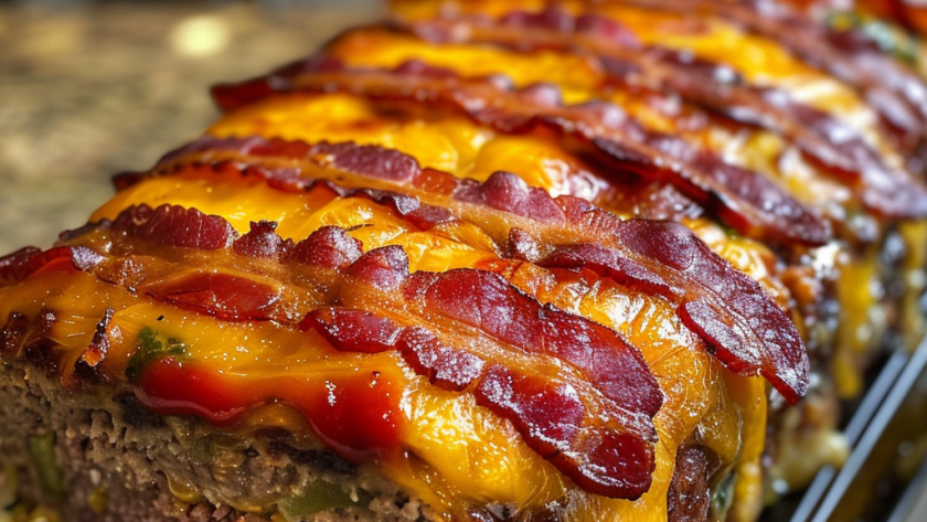 Ultimate Bacon Cheeseburger Meatloaf