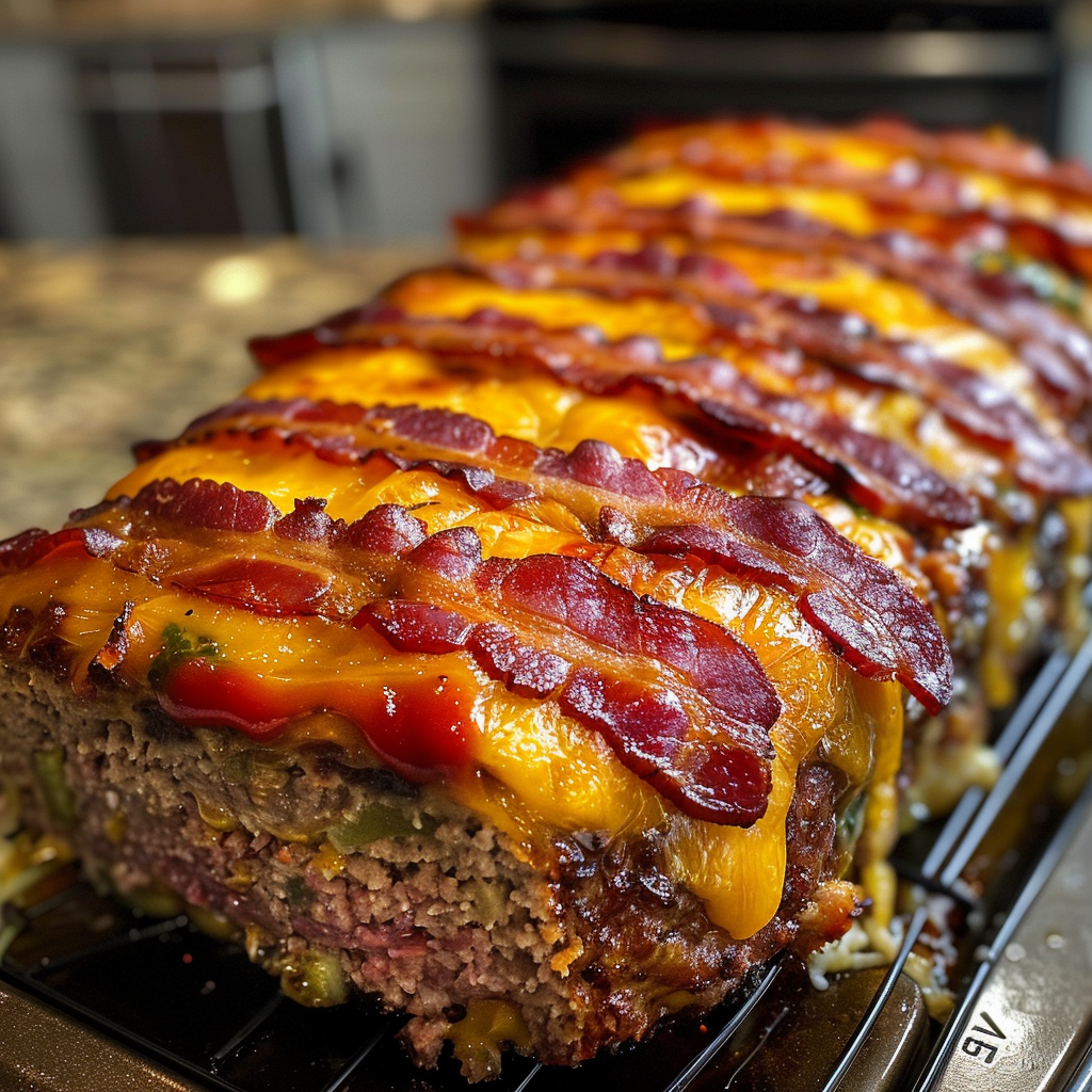 Ultimate Bacon Cheeseburger Meatloaf