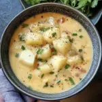 Cheesy Hamburger Potato Soup