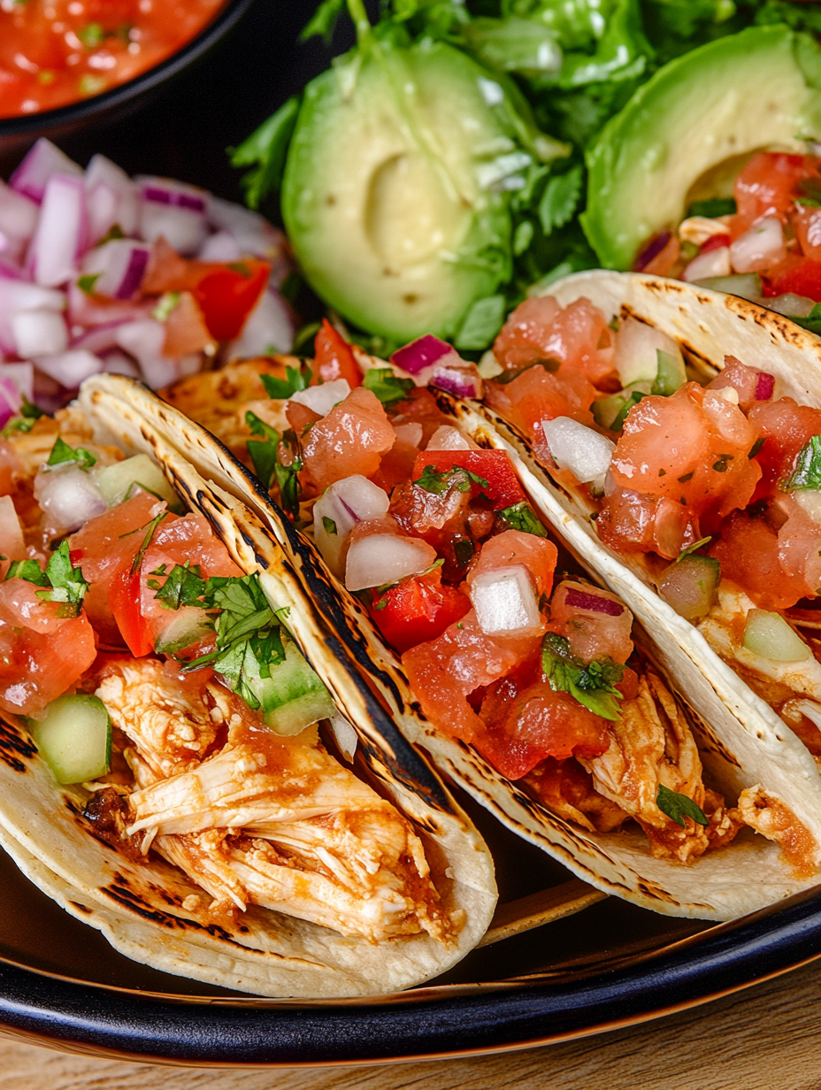 Salsa-Style Crock Pot Chicken Tacos: Succulent and Flavorful Delights for Taco Enthusiasts!