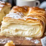 Banana bread with caramel glaze