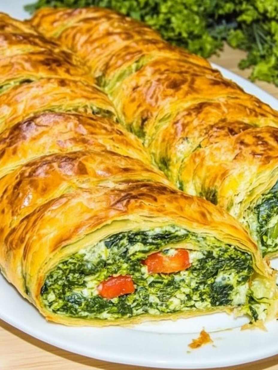 Spinach Stuffed Pastry