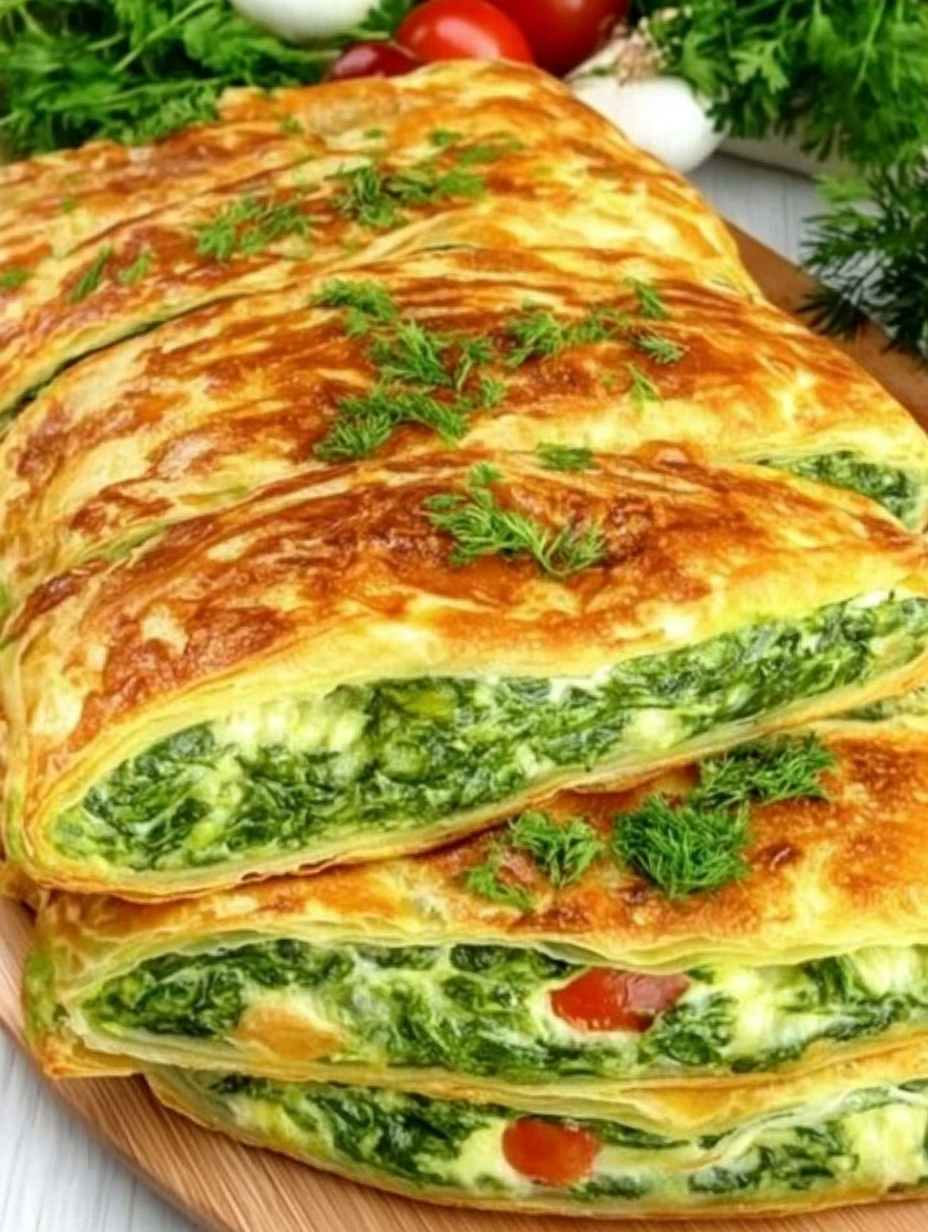 Spinach Stuffed Pastry