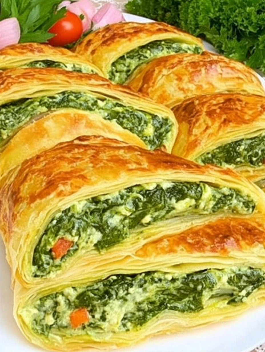 Spinach Stuffed Pastry