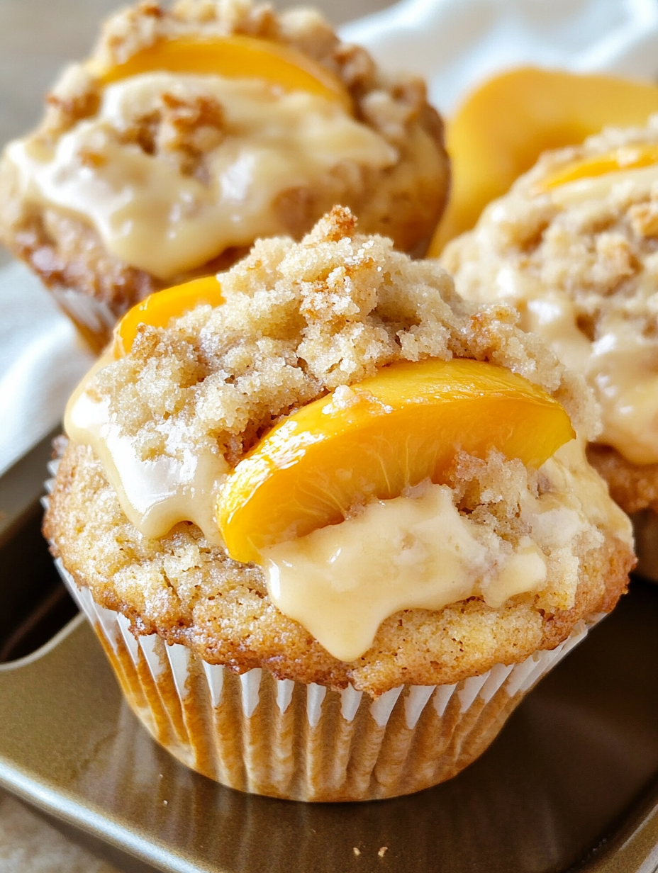 Peach Muffins Recipe