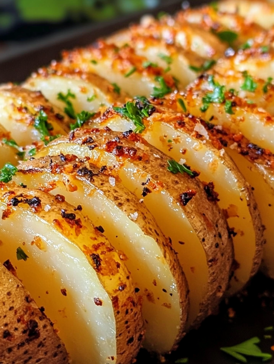 Sliced Baked Potatoes