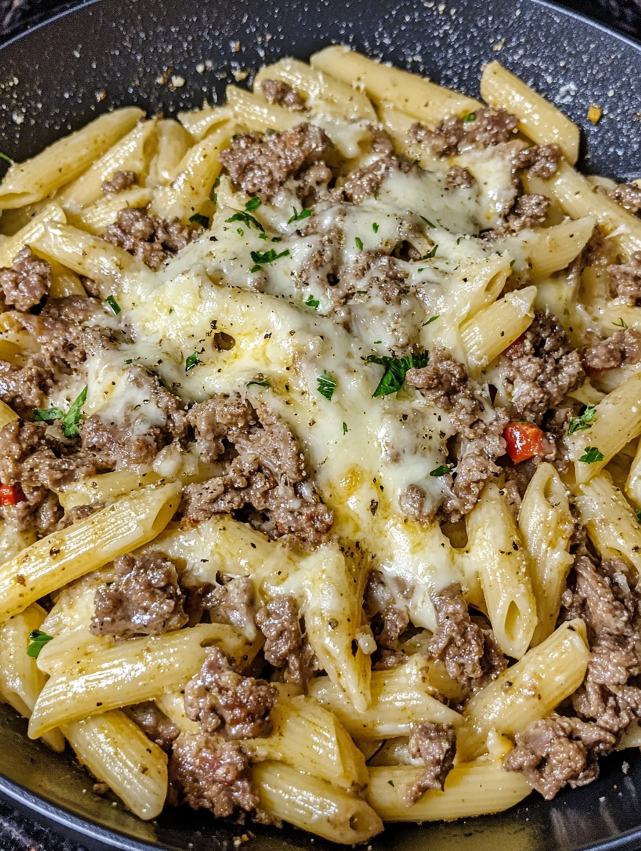 Philly Cheesesteak Pasta